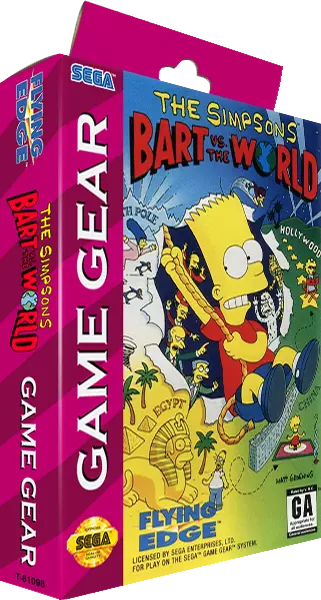 jeu Simpsons, The - Bart vs. The World